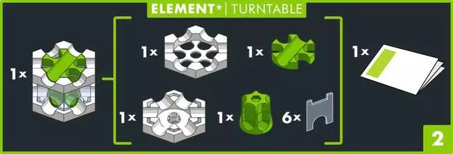 GraviTrax PRO Element Turntable - Kugelbahn-Erweiterung für Kinder ab 8 Jahren