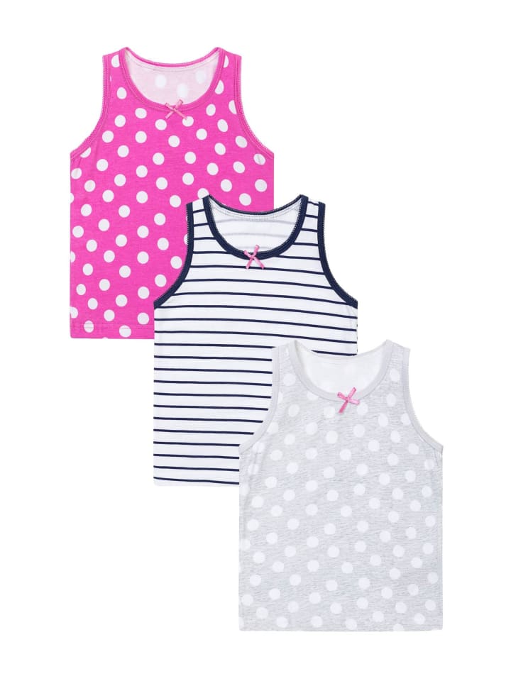 Minoti 3er. Set: Unterhemd 12NICKS 16 in rosa günstig kaufen