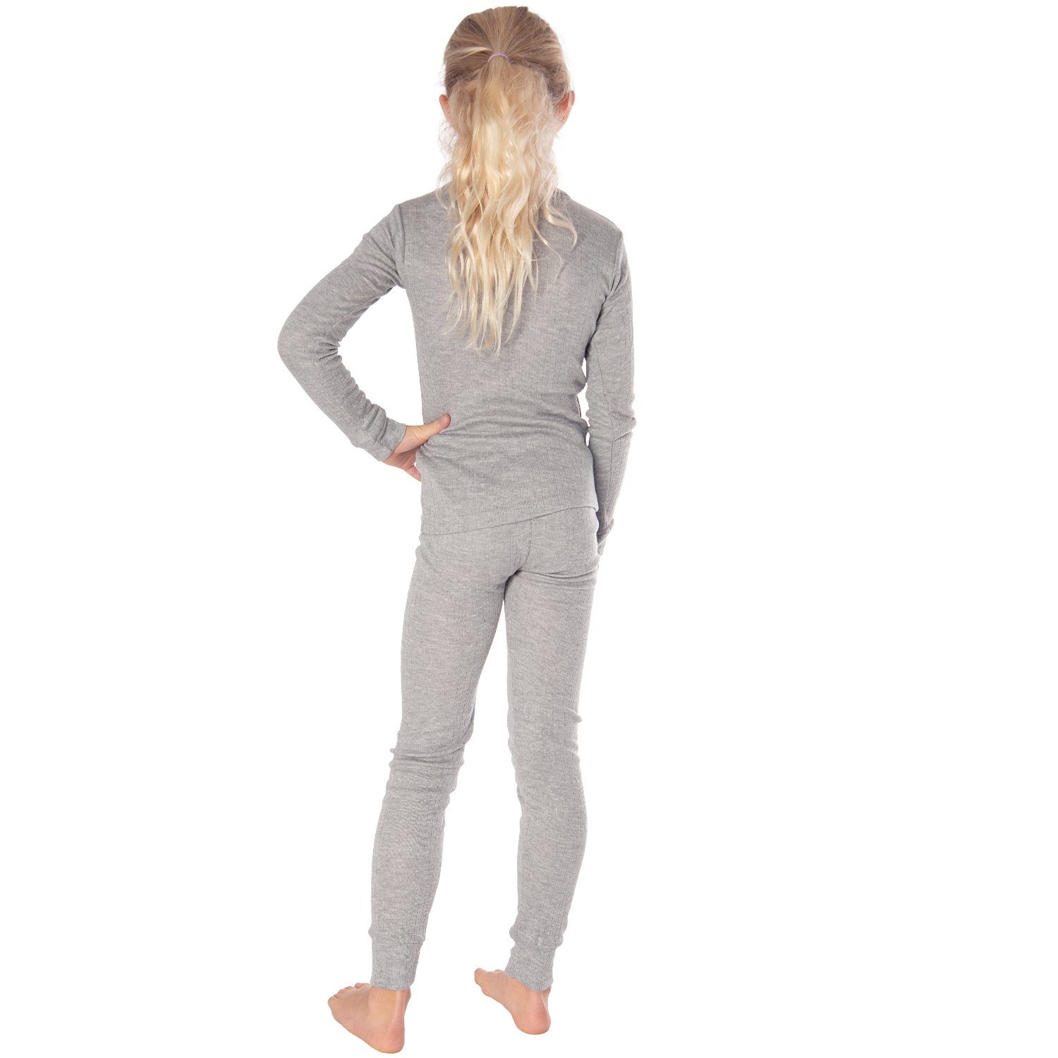 Black Snake Thermounterhemd cuddle (6-St) Set mit Kinder Thermounterhosen