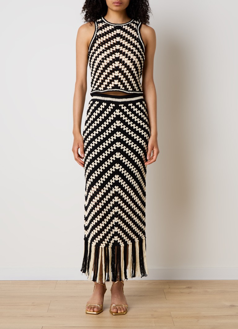 Zimmermann Halliday chunky knit top with openwork design