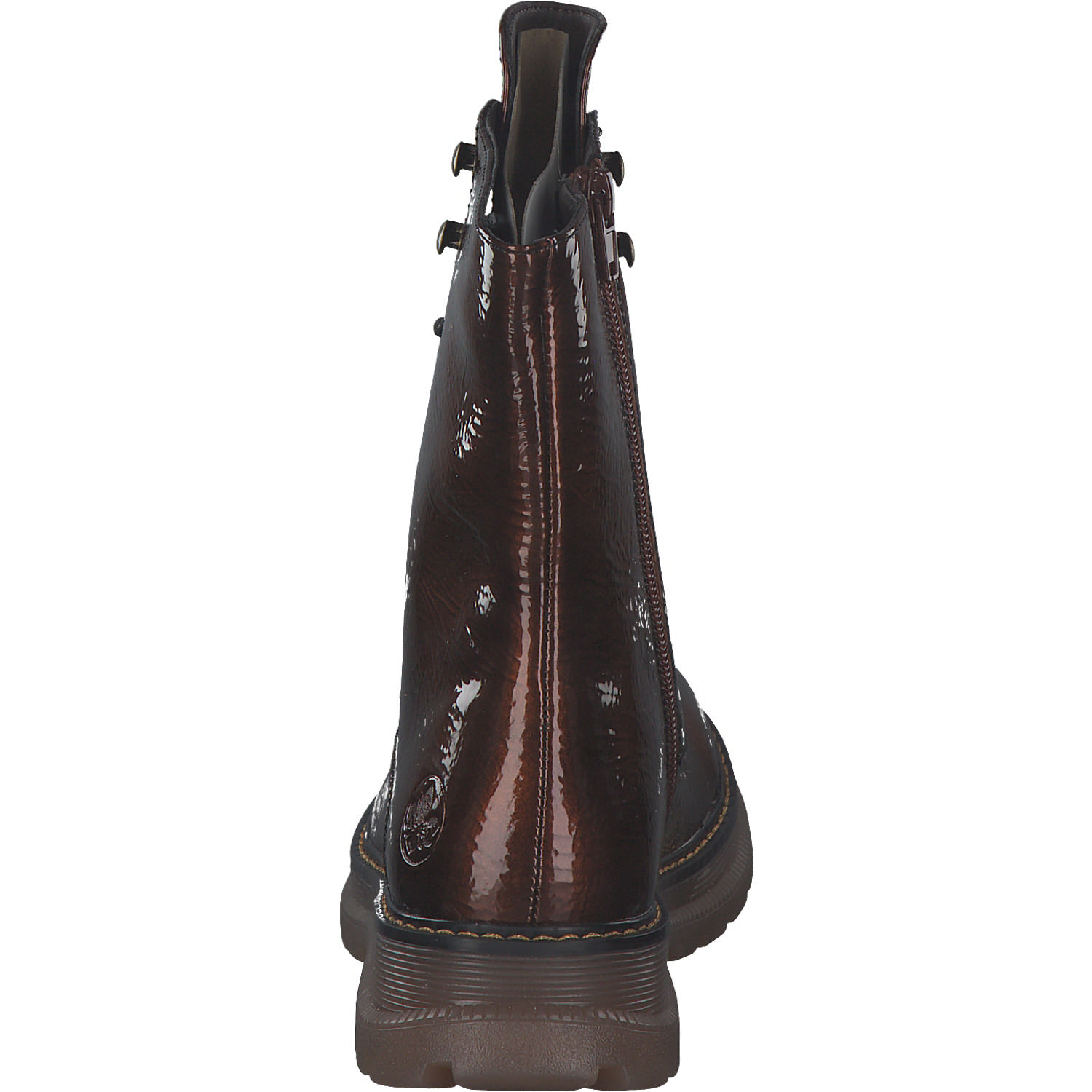 Rieker 92840, Schnürstiefeletten, Damen, Rot
