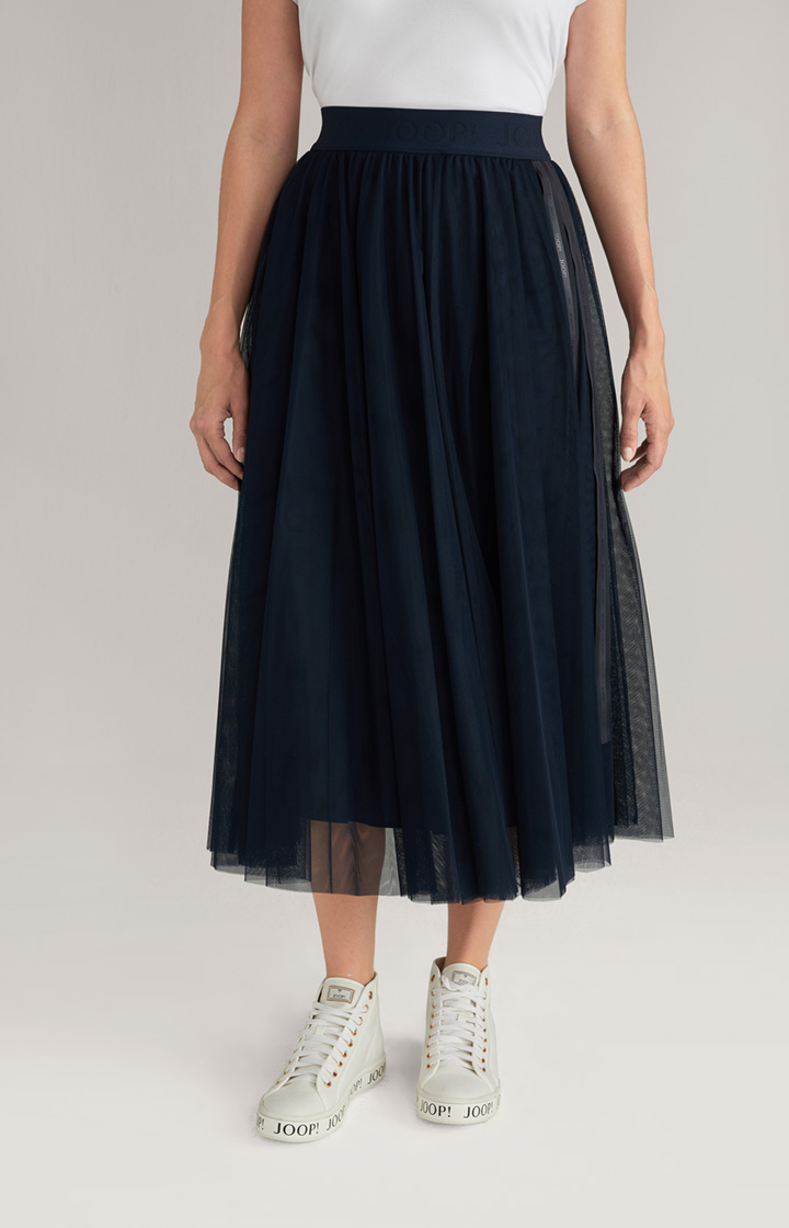 Tüllrock in Navy