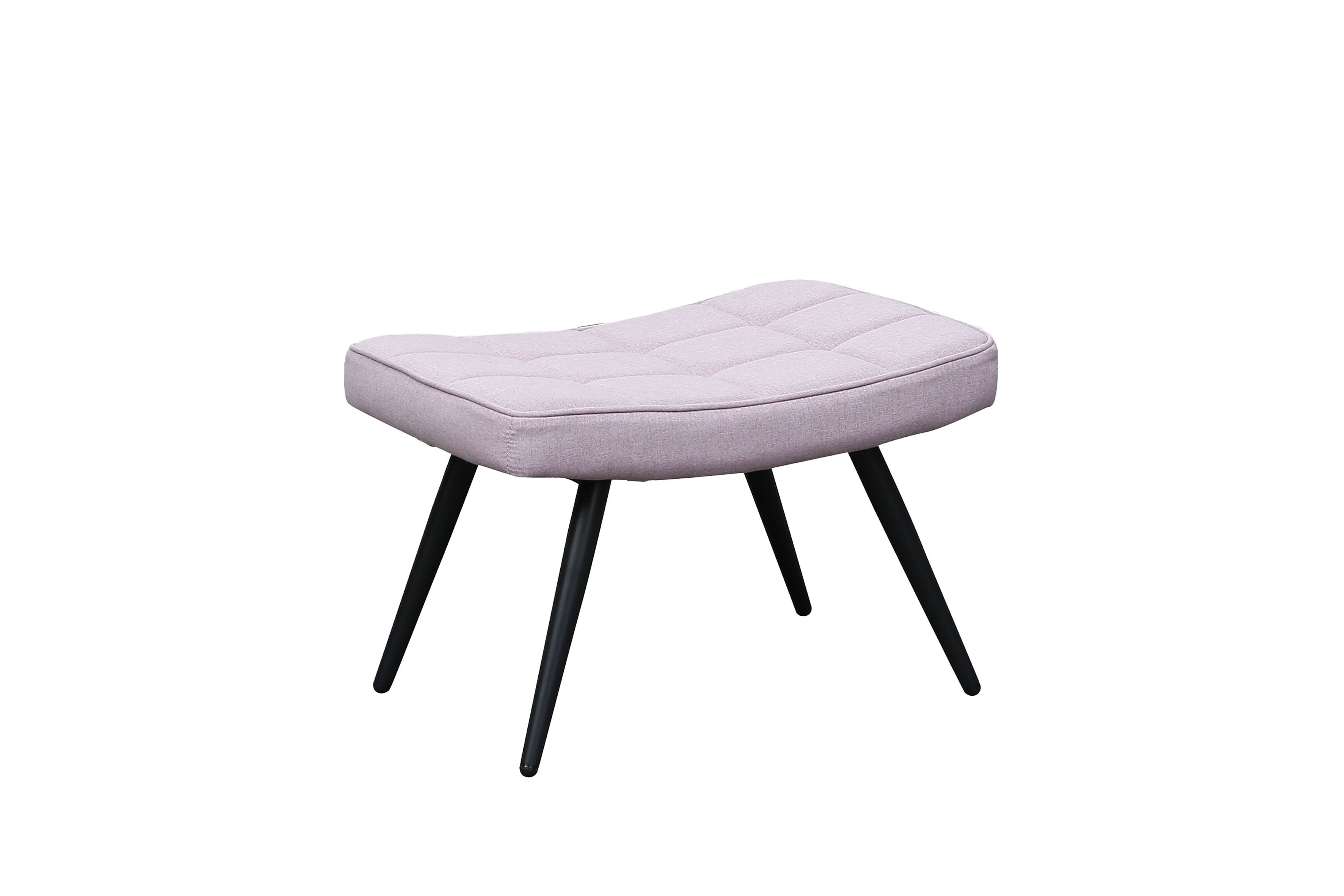 Homexperts Polsterstuhl ULLA *, Webstoff Altrosa, B59xH39xT41cm