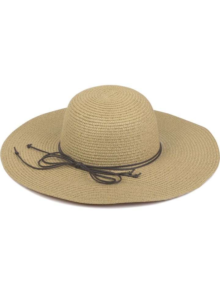 styleBREAKER Sonnenhut in Hellbraun günstig kaufen onesize