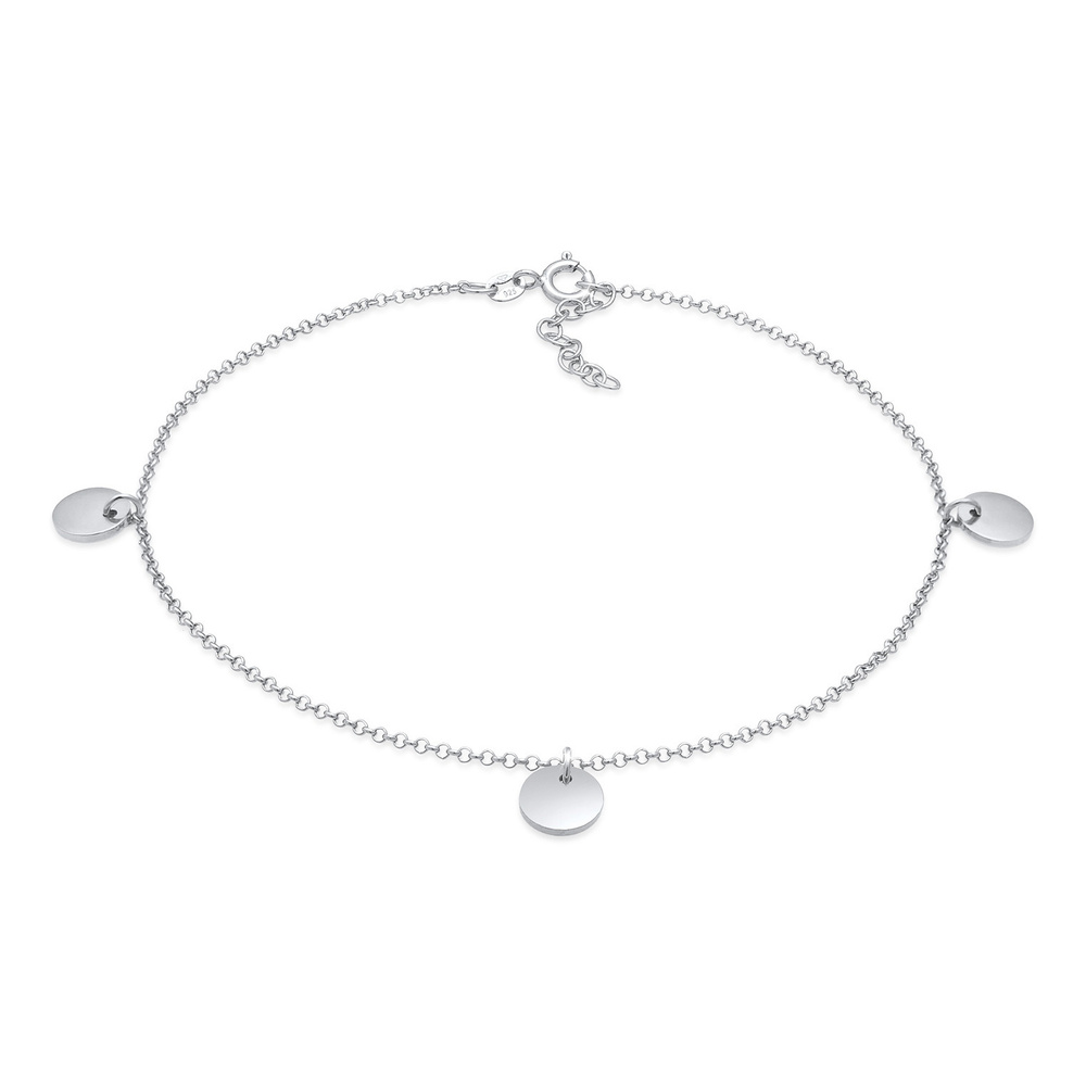 Elli Elli Bracelet de Cheville Bracelet de cheville femme pendentif plaquette geograph Bijoux