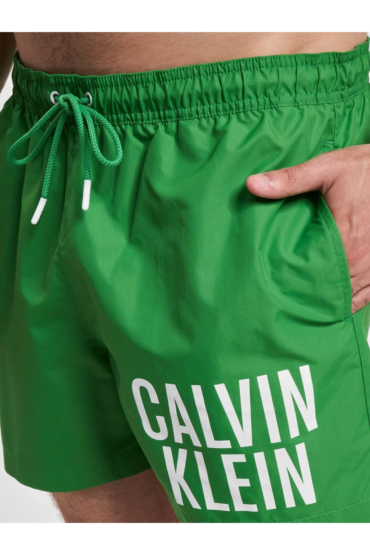 Calvin Klein  Badeshorts - Grün - Unifarben