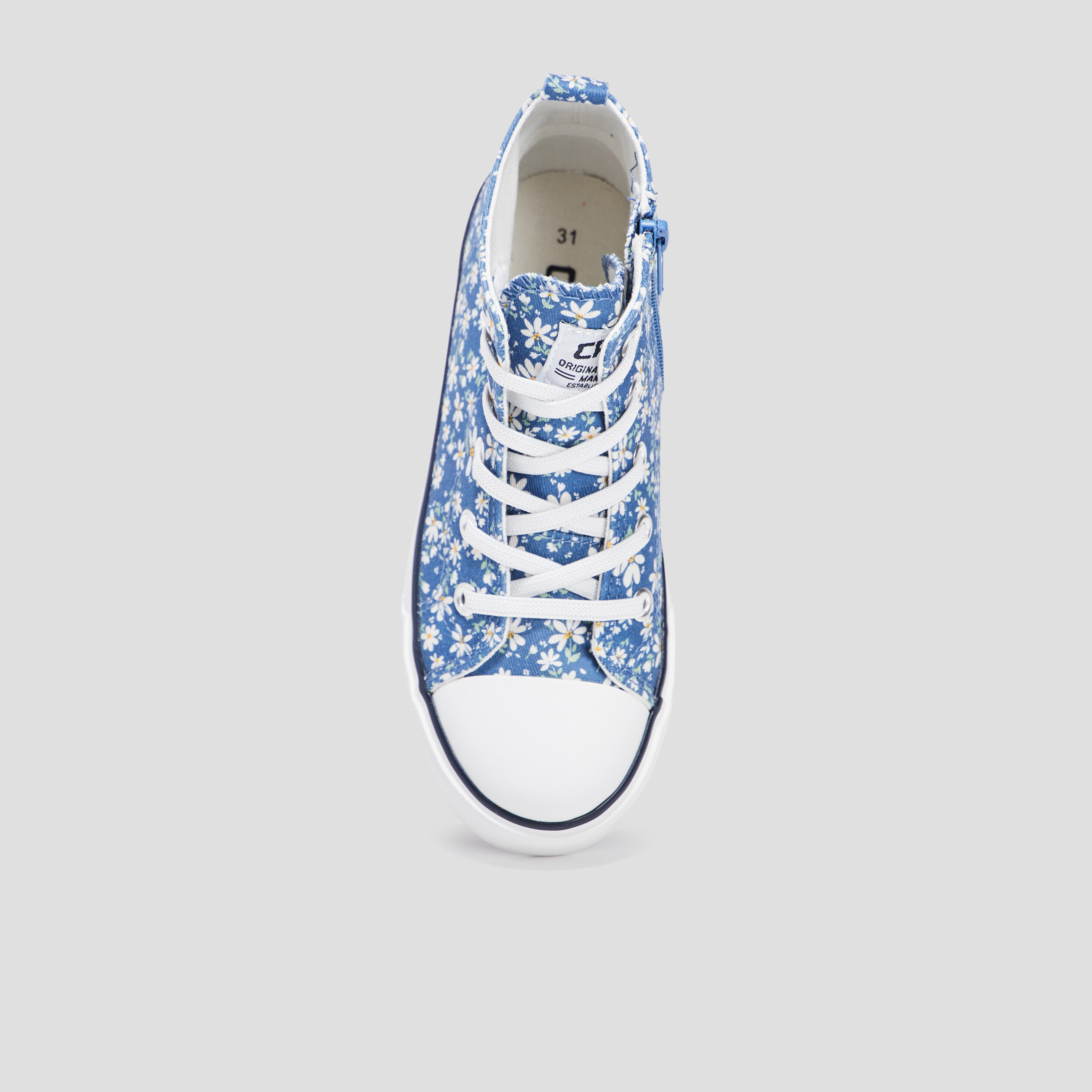 Tennis montantes en toile Creeks bleu fille | La Halle