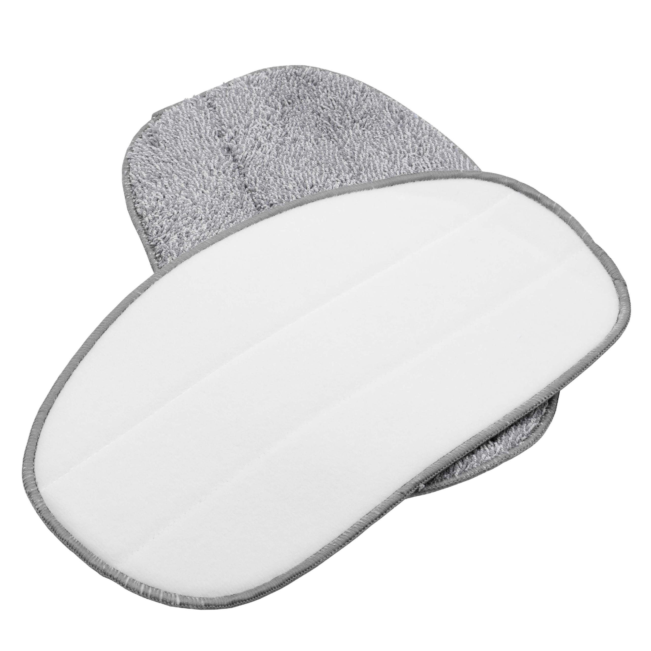 vhbw Mikrofaser-Pad passend für Leifheit CleanTenso Dampfmopp / Wischbezug