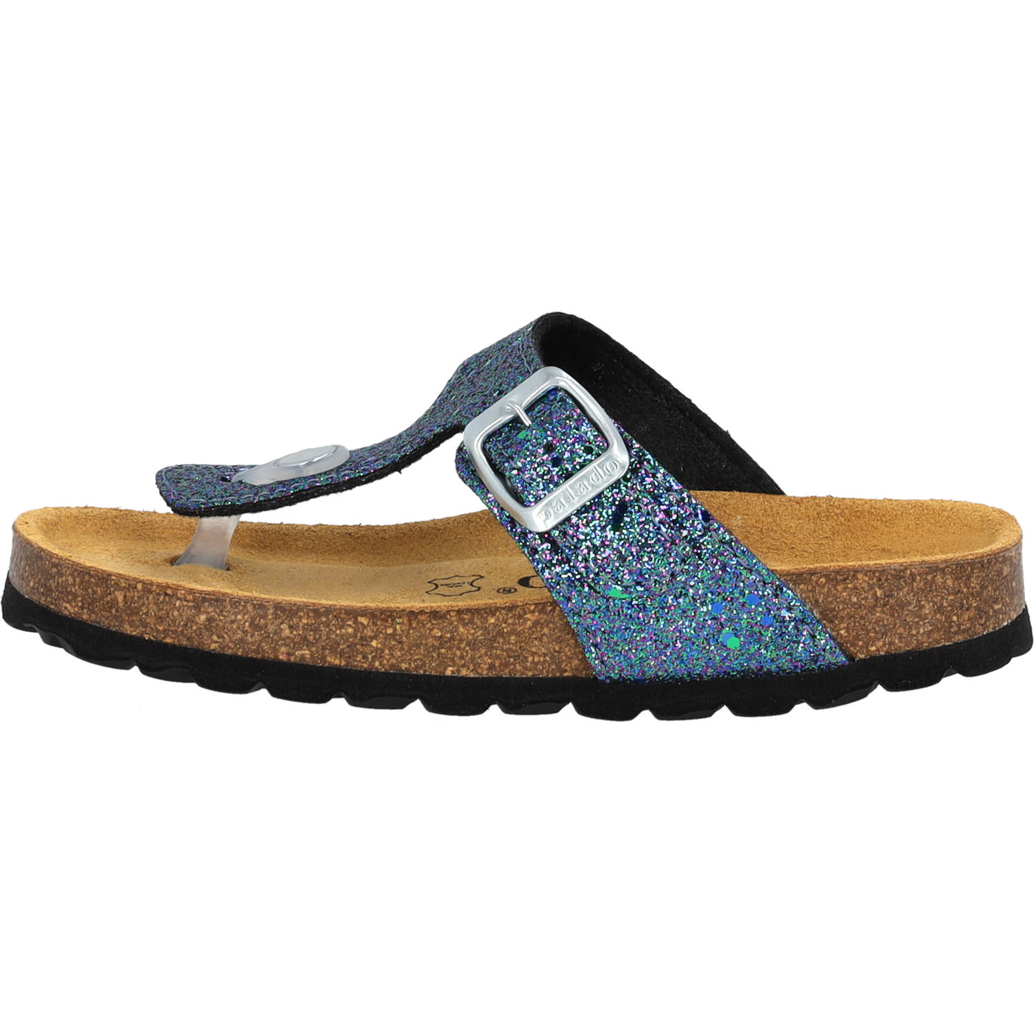 Palado Kids Kos G Glitzer, Zehentrenner, Kinder, Blau
