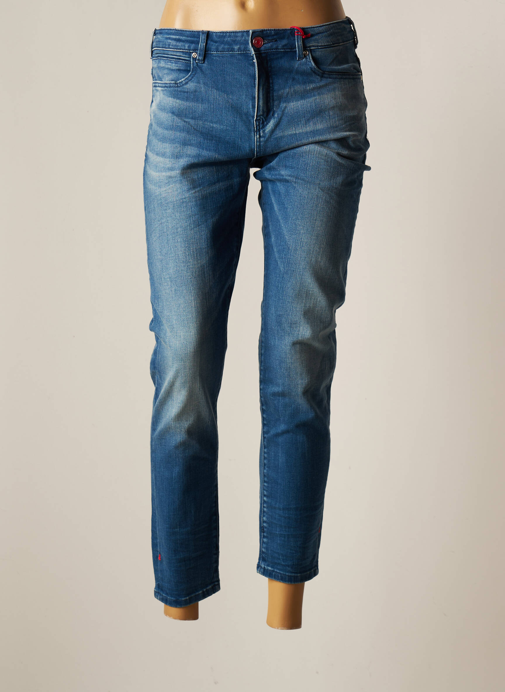 Scotch Soda Jeans Boyfriend Femme couleur bleu