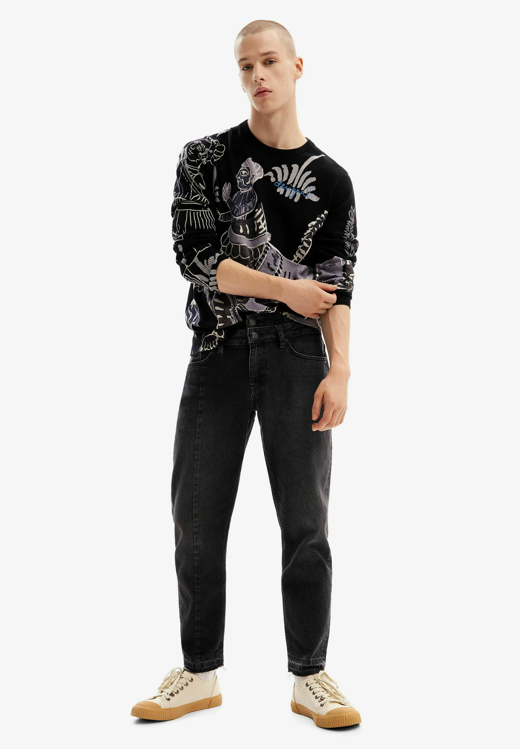 Desigual FINE INDIA PRINT - Suéter