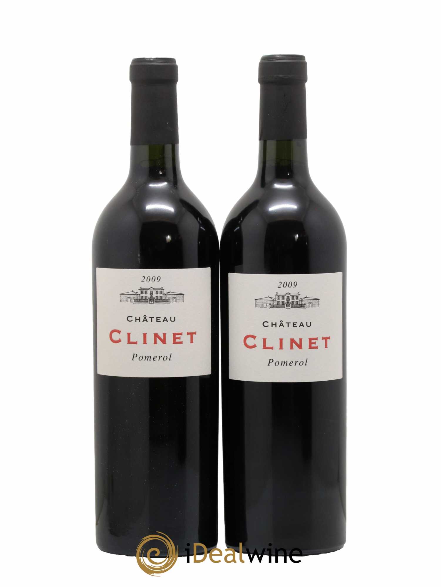 Château Clinet  2009 - Lot de 2 Bouteilles