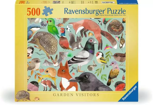 Puzzle 500 Teile - Garden Visitors