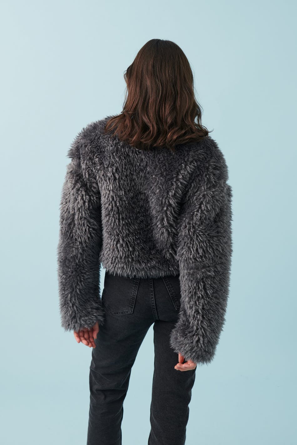 Faux fur jacket