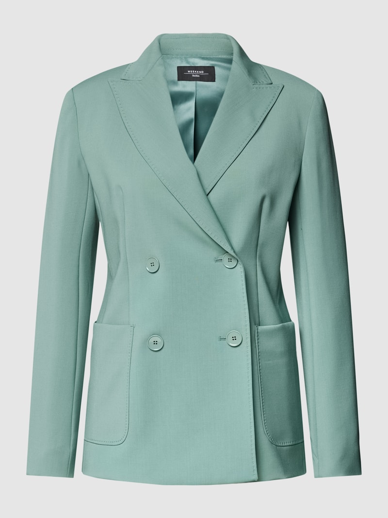Blazer mit Reverskragen Modell 'NERVOSO' in mint