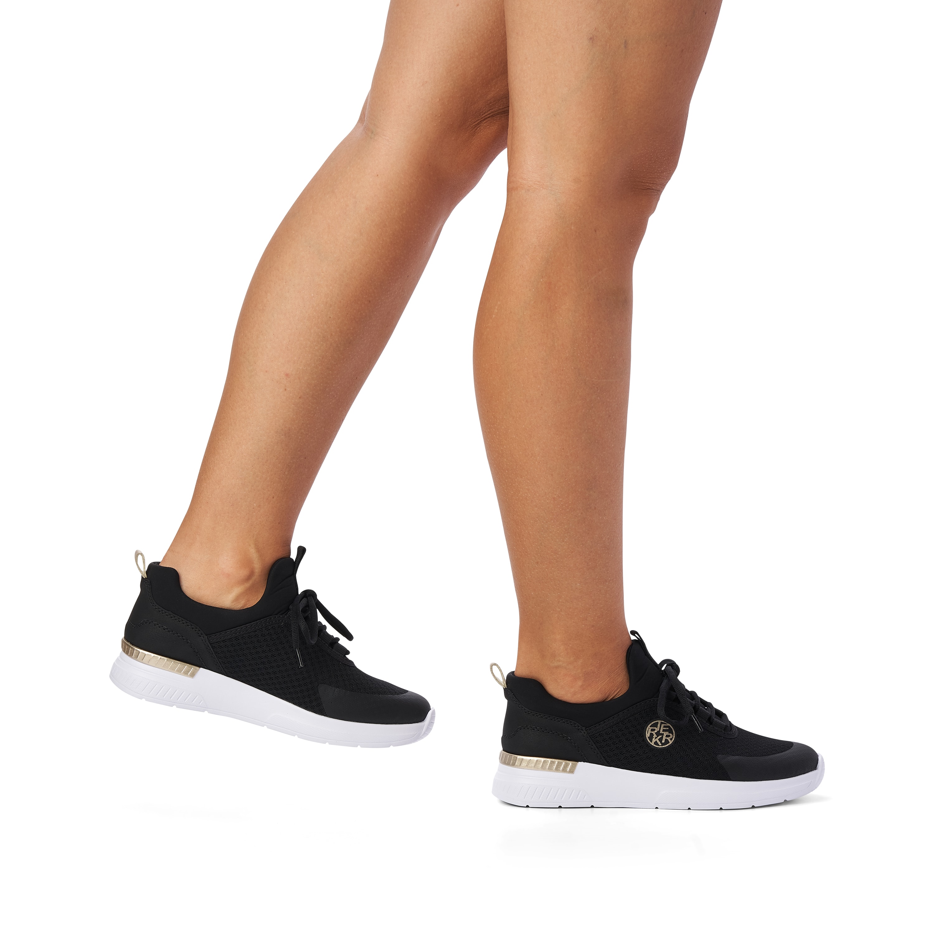 Rieker Damen Slipper nachtschwarz
