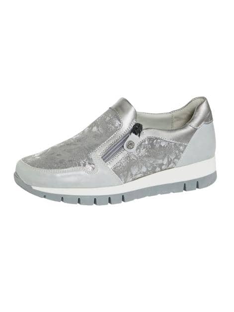 Slipper mit seitlichem Reißverschluss