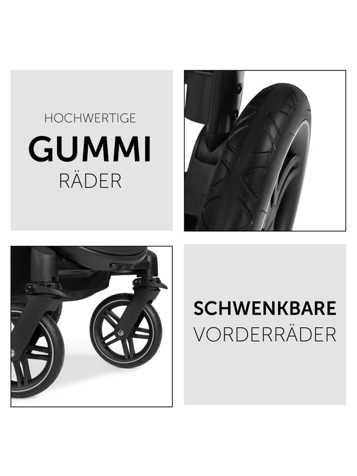 Hauck 3in1 Kinderwagen-Set Saturn R Trio Set inkl. in schwarz günstig kaufen onesize