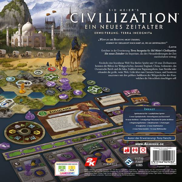 Civilization: Ein neues Zeitalter - Terra Incognita (Erw.)