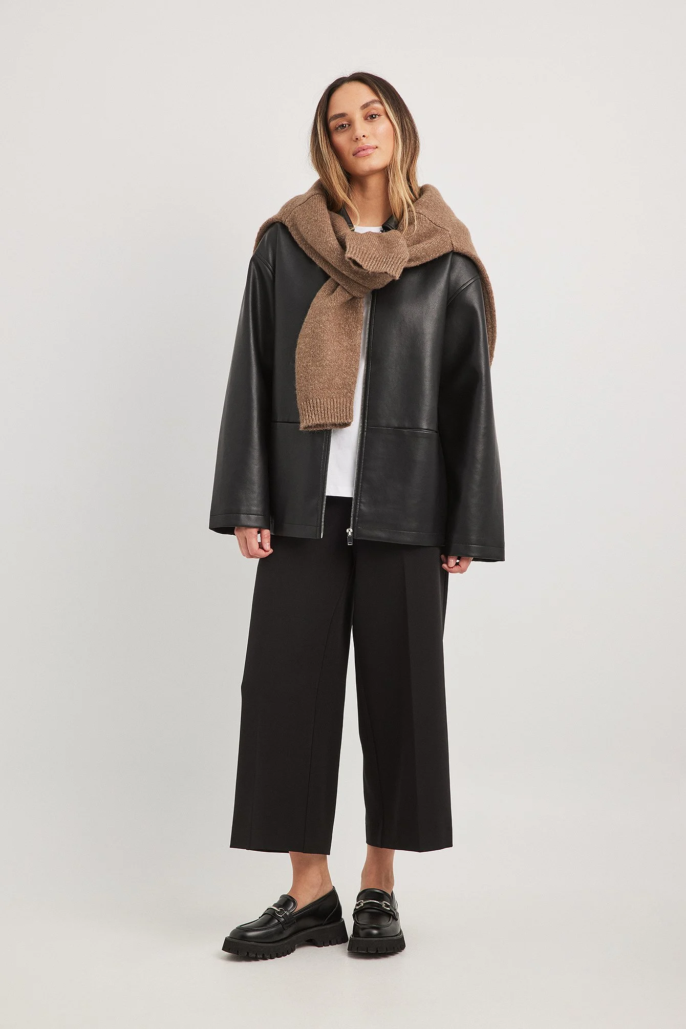 Culotte-Hose mit hoher Taille
