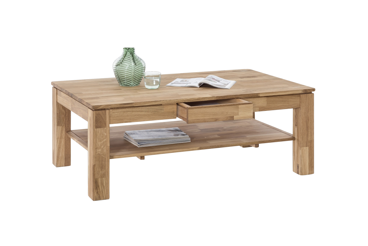 Couchtisch Eiche 2257 mit Schubkasten