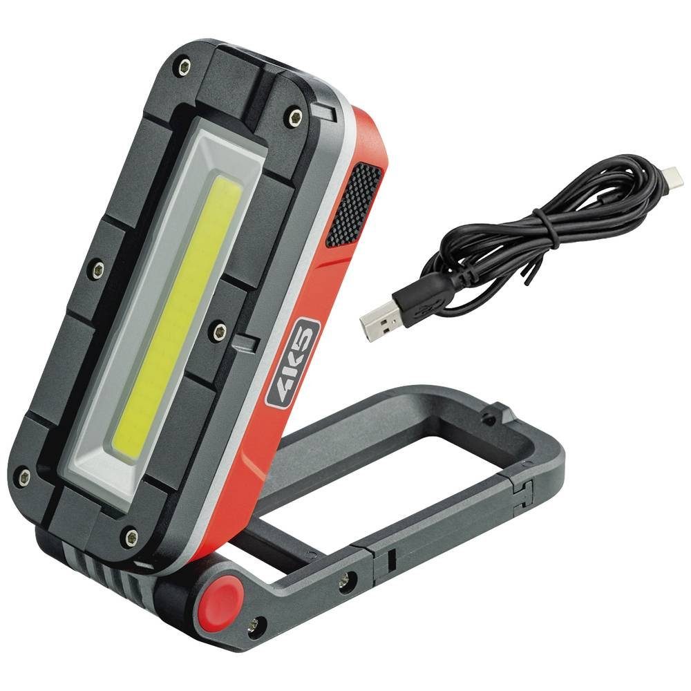 4K5 Tools Baustrahler LED-Baustrahler mit Multifunktionshalterung