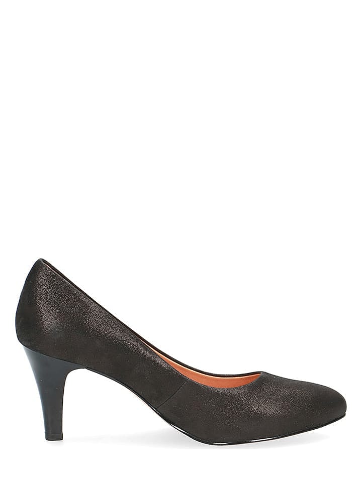 Caprice Leder-Pumps in Schwarz günstig kaufen 39