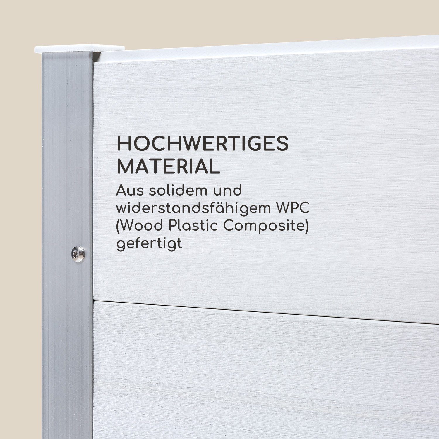 blumfeldt Hochbeet Nova Grow, Pflanzkübel Outdoor Balkon außen groß WPC Garten