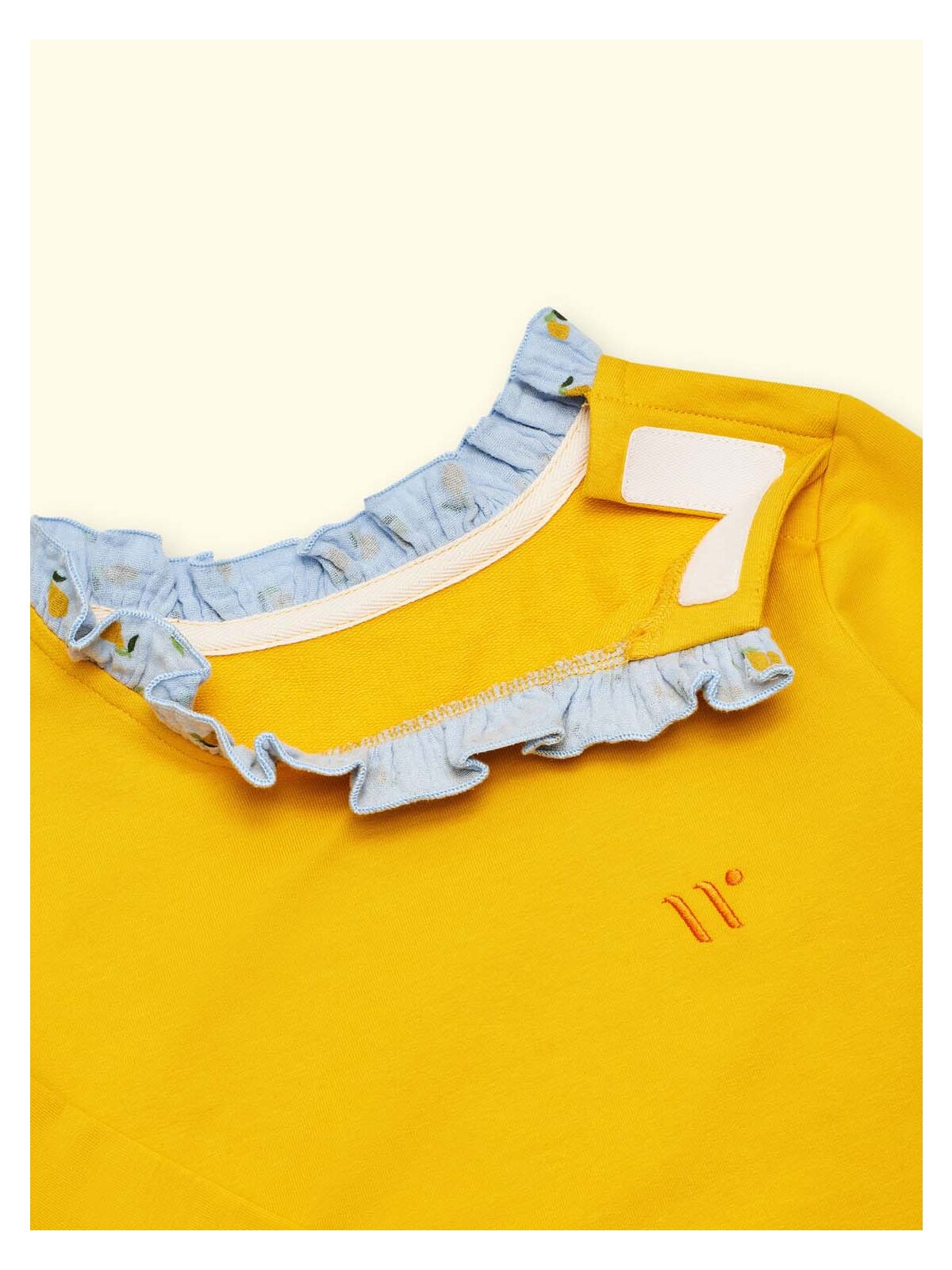 Wombly Fee Langarmshirt sonnengelb