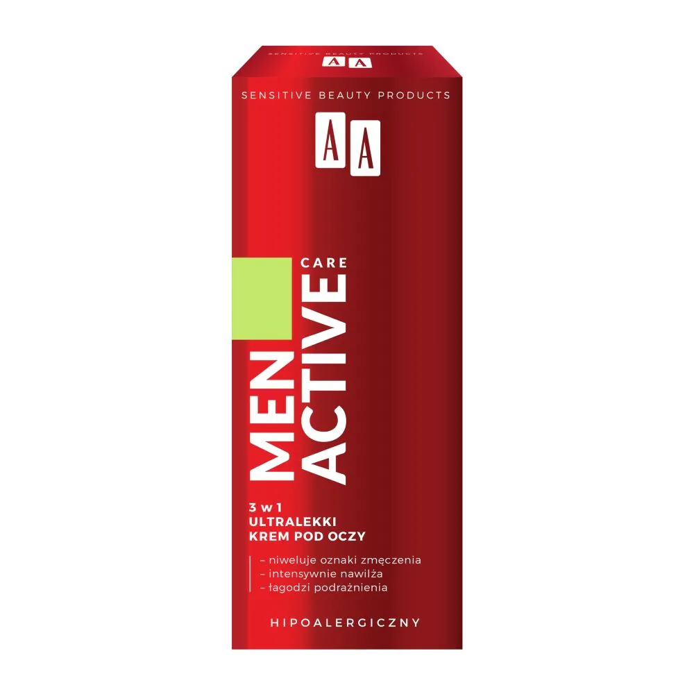 AA Men Active Care Ultralight 3-у-1 крема за очи