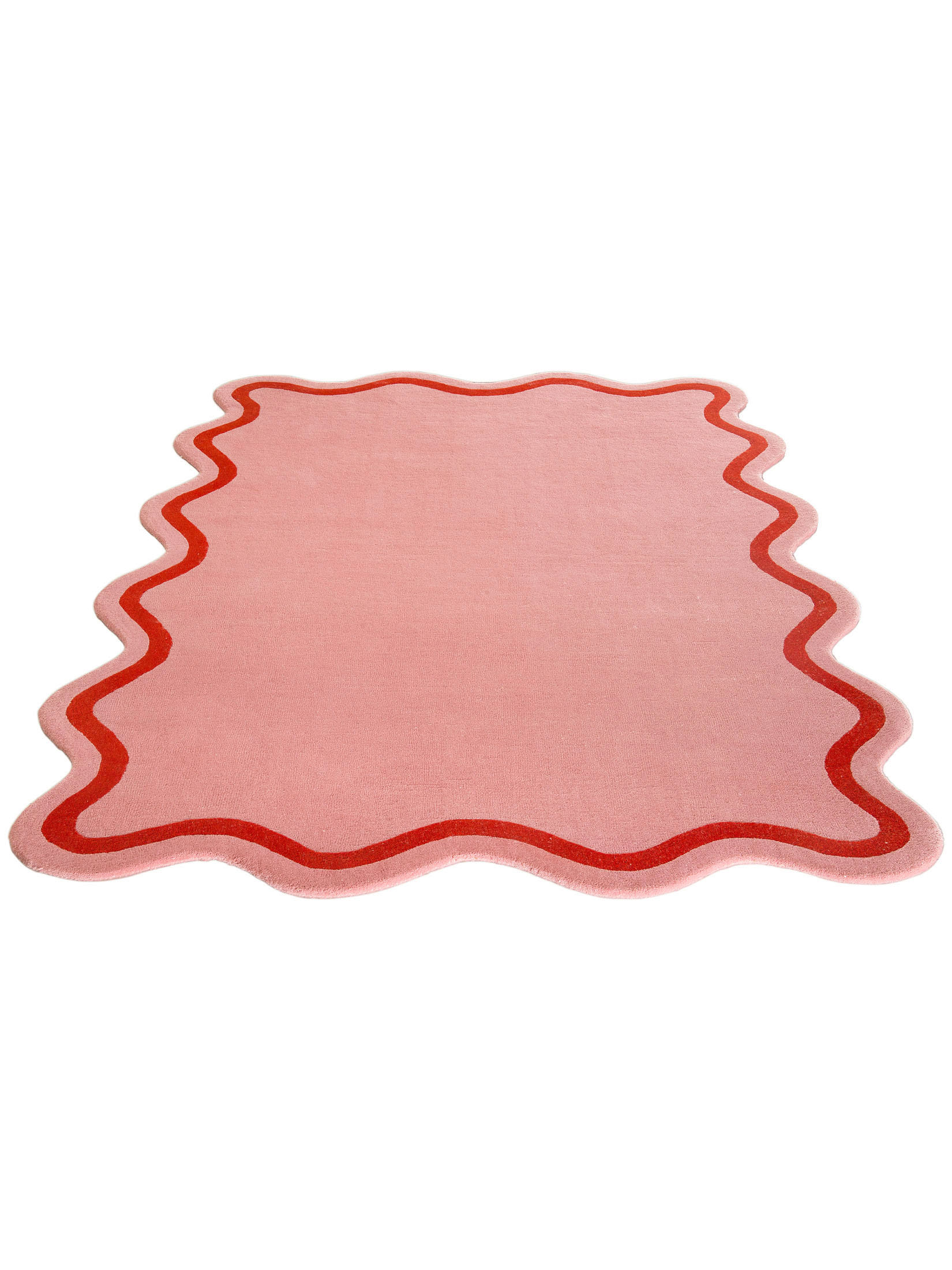 Orbit Woll-Teppich, Rosa