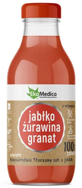 EkaMedica spanguolių ir granatų sultys