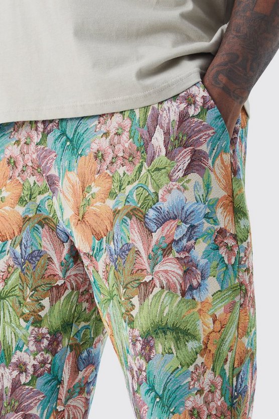 Plus florale Hose