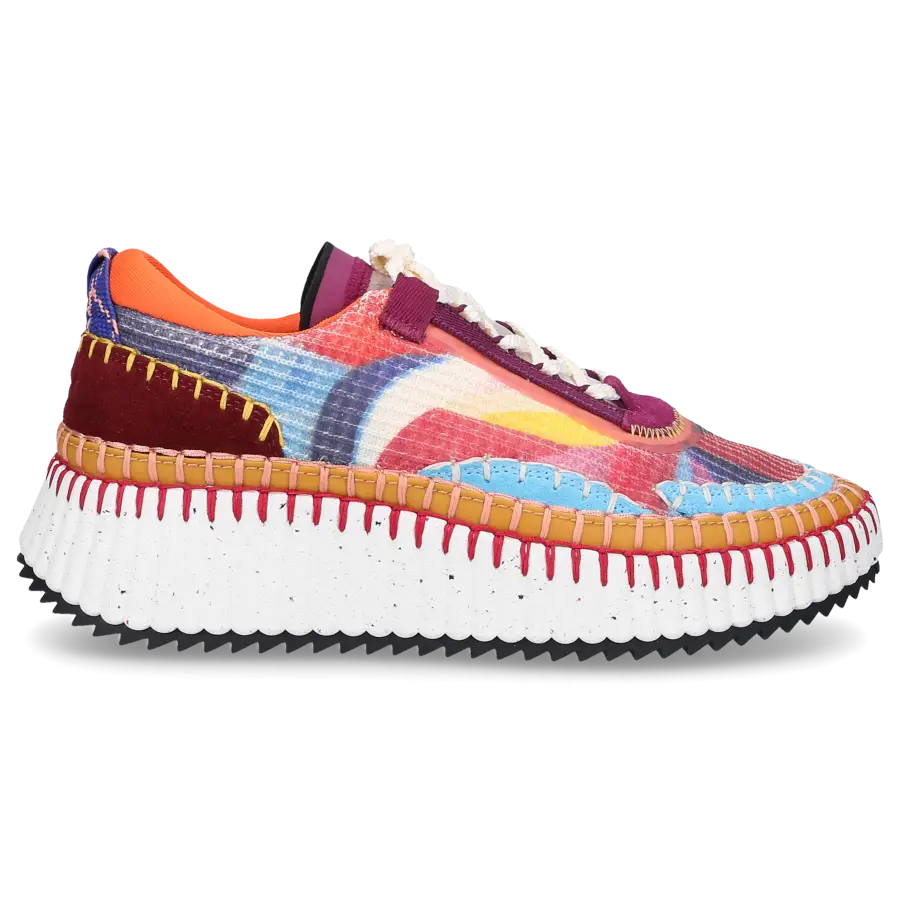 Chloé - Sneaker low NAMA Baumwolle - bunt