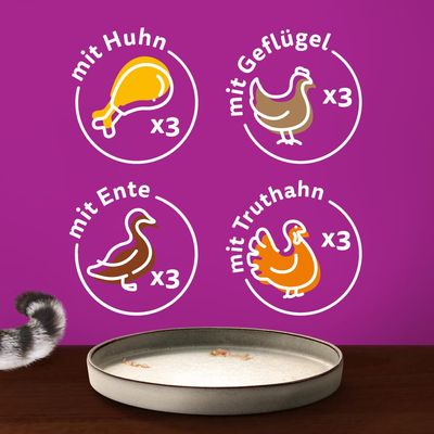 Jumbopack Whiskas Pure Delight Portionsbeutel 144 x 85 g