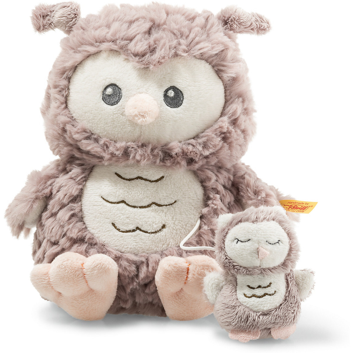 Soft Cuddly Friends Ollie Eule Spieluhr (21 cm) [rosébraun]