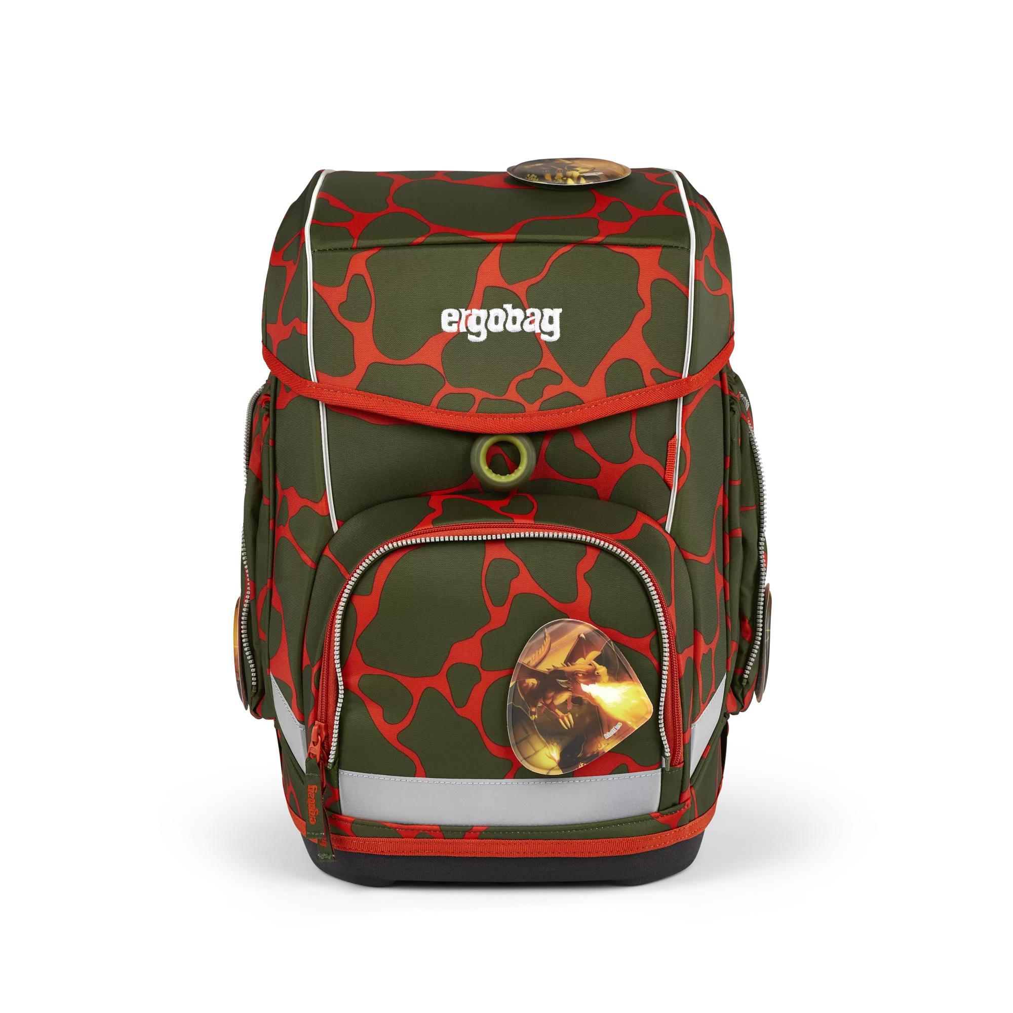 ergobag Schulranzen Set Feuerspeibär