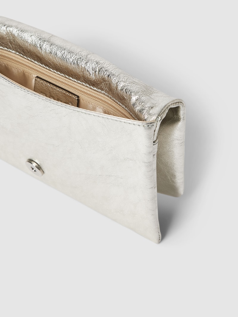 Clutch im Metallic-Look Modell 'Mimosa' in metallic beige