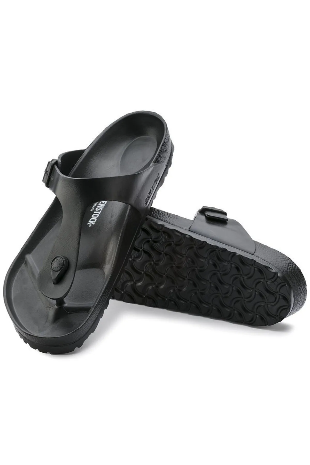 Birkenstock  Gizeh Eva Unisex-Hausschuhe, Schwarz