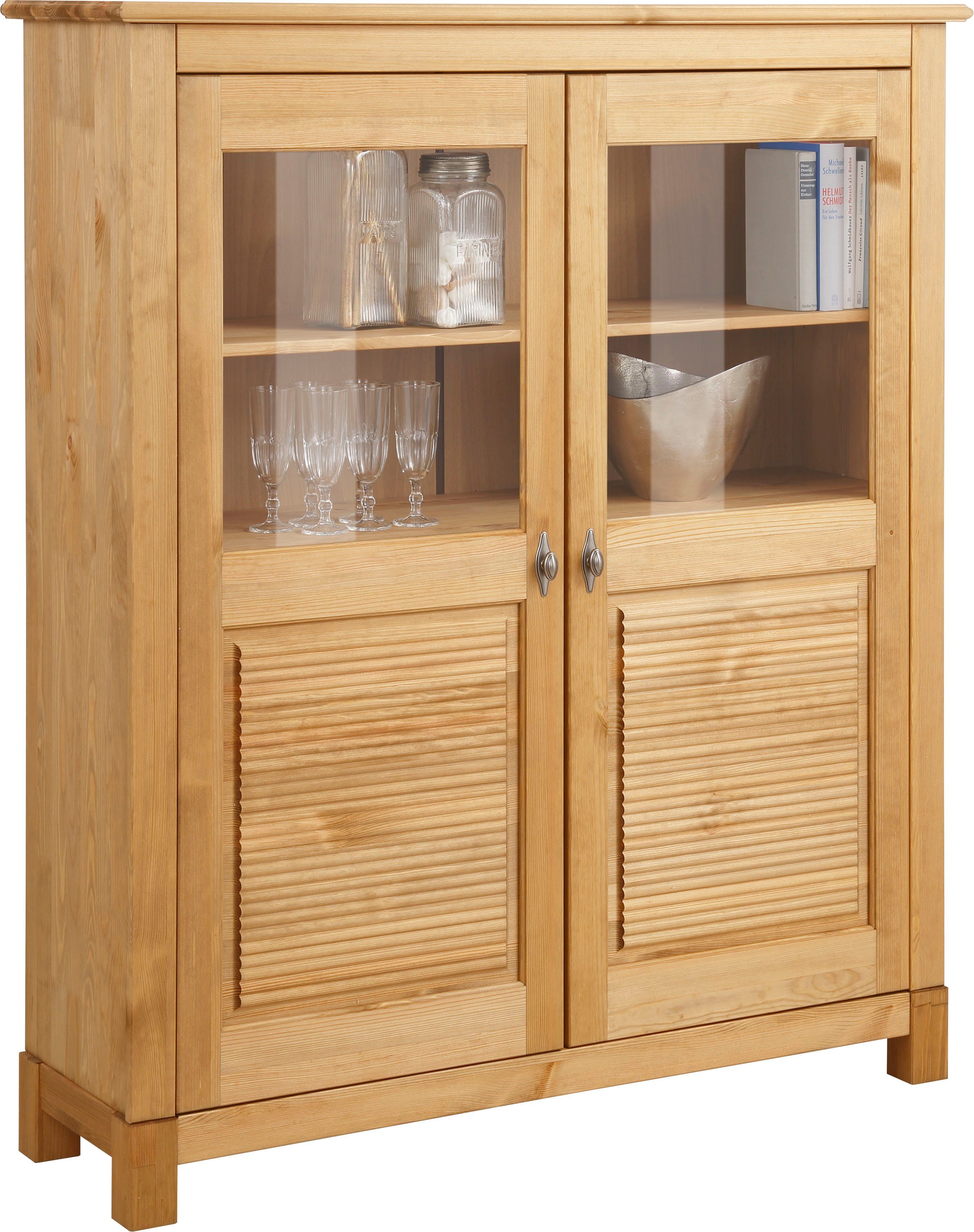 Home affaire Highboard Rauna, Breite 111,6 cm, aus massiver Kiefer