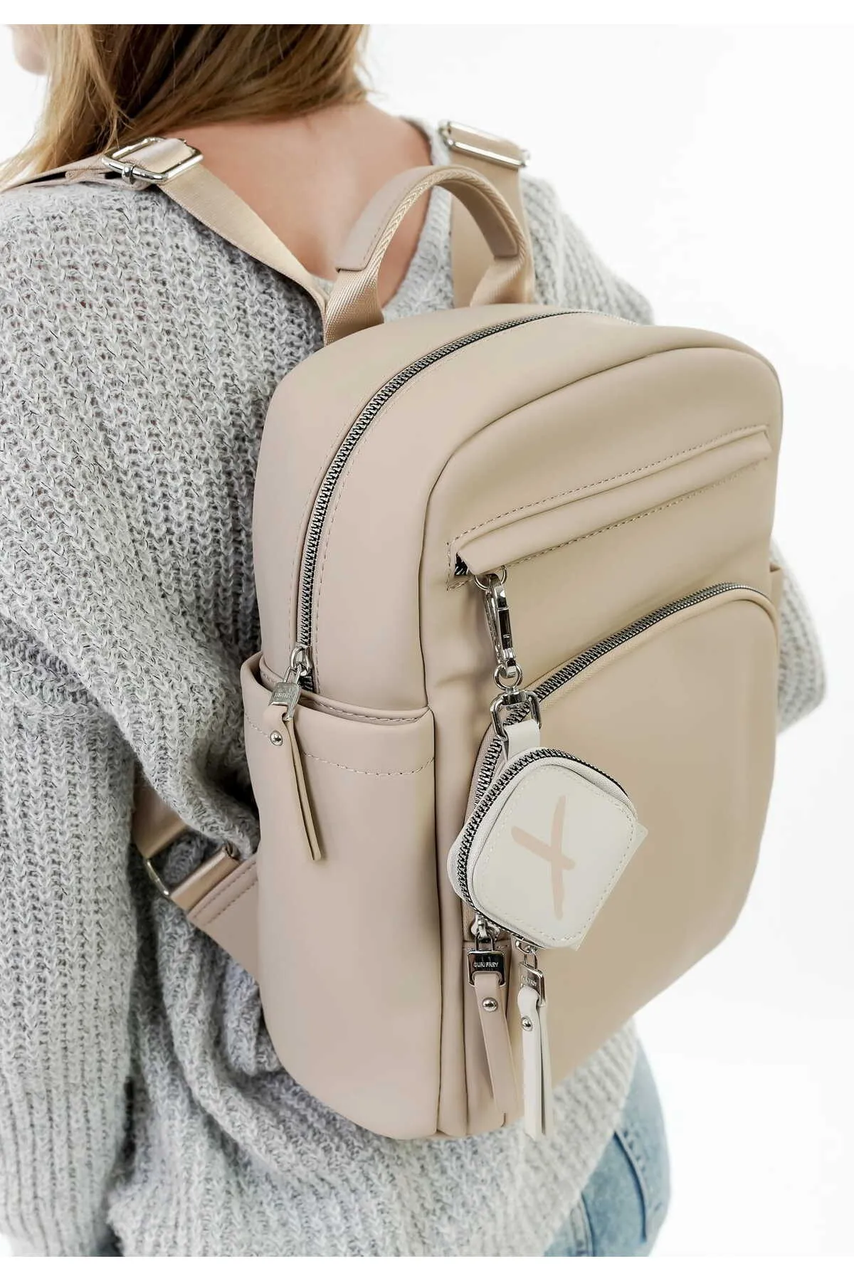 SURI FREY  Rucksack - Beige - Unifarben