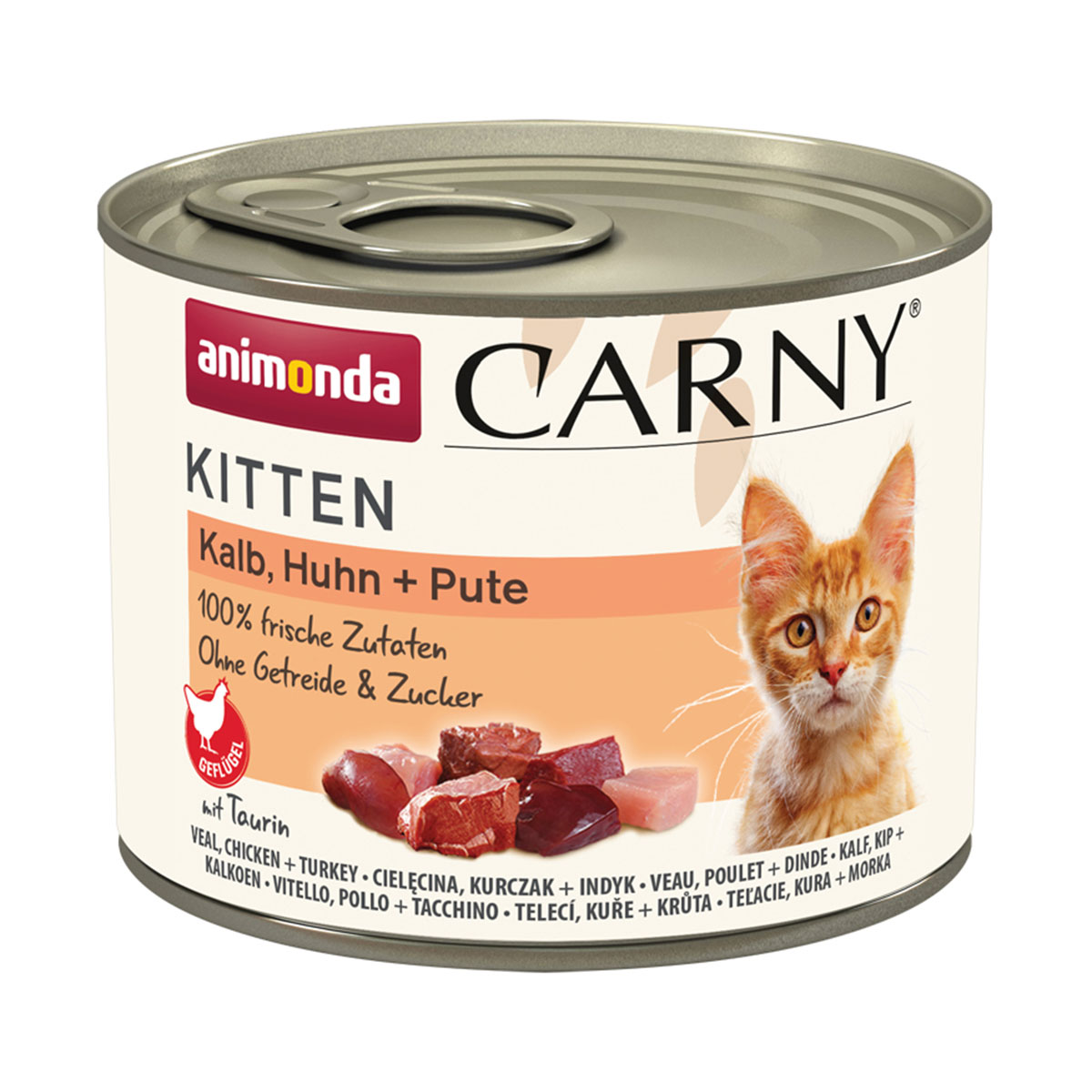 animonda Carny Kitten Kalb, Huhn + Pute kaufen bei ZooRoyal