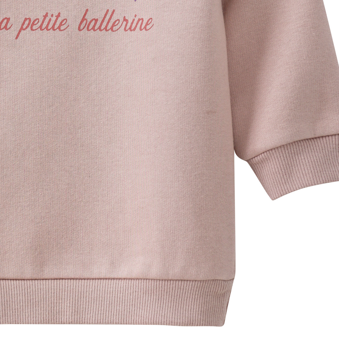 Mädchen Sweatshirt mit Ballerina-Print