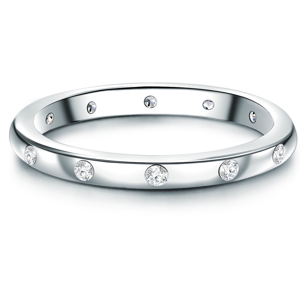Trilani Bague en argent Argent sterling Oxyde de zirconium (CZ) en Argent Bague