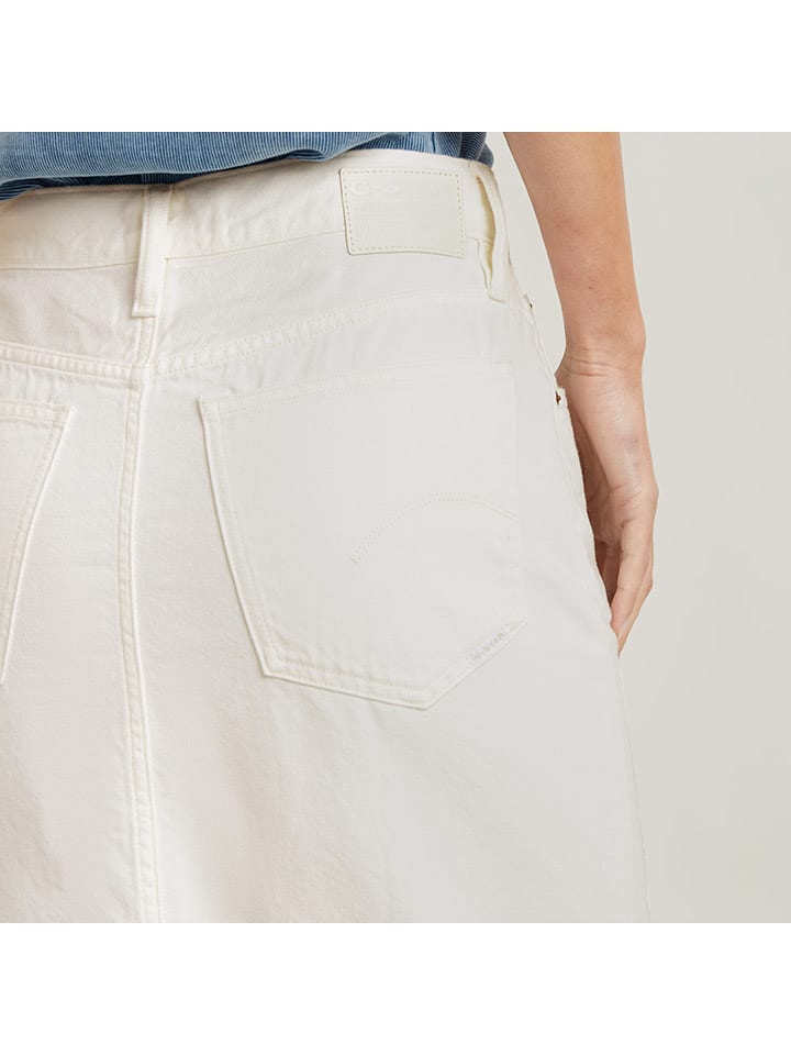 G-Star Jeansrock in Weiß günstig kaufen
