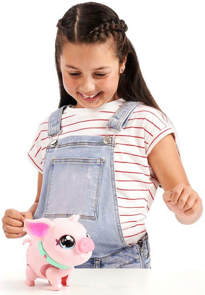 Moose Spielfigur Little Live Pets, Mein Hausschwein Piggly, mit Geräuschen und Reaktionen
