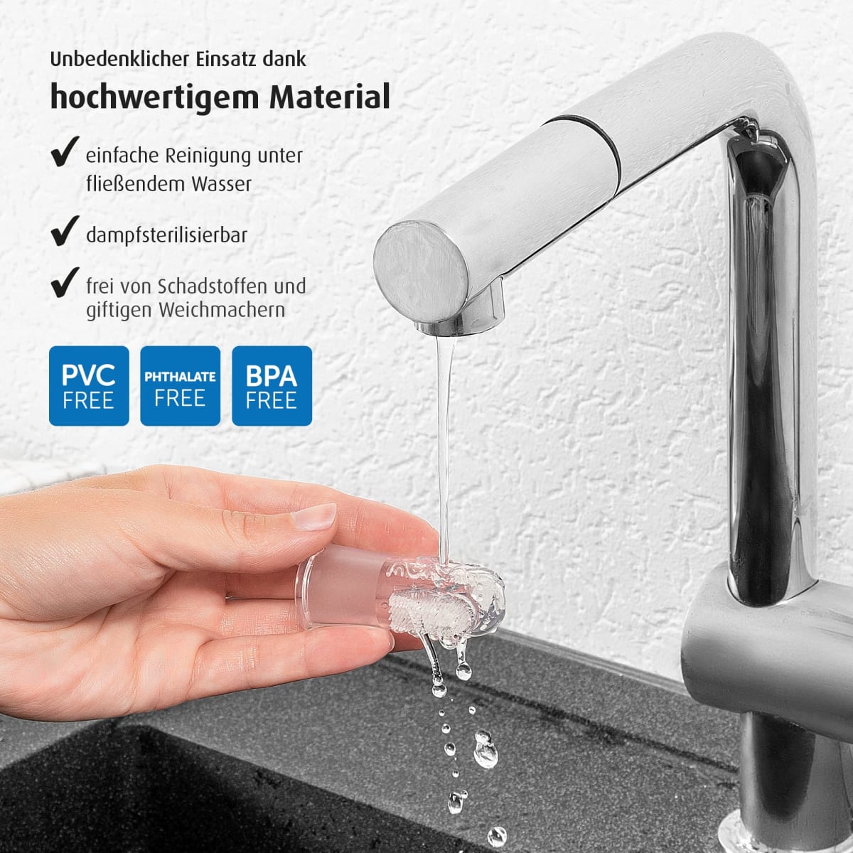 Fingerzahnbürste, 2 St