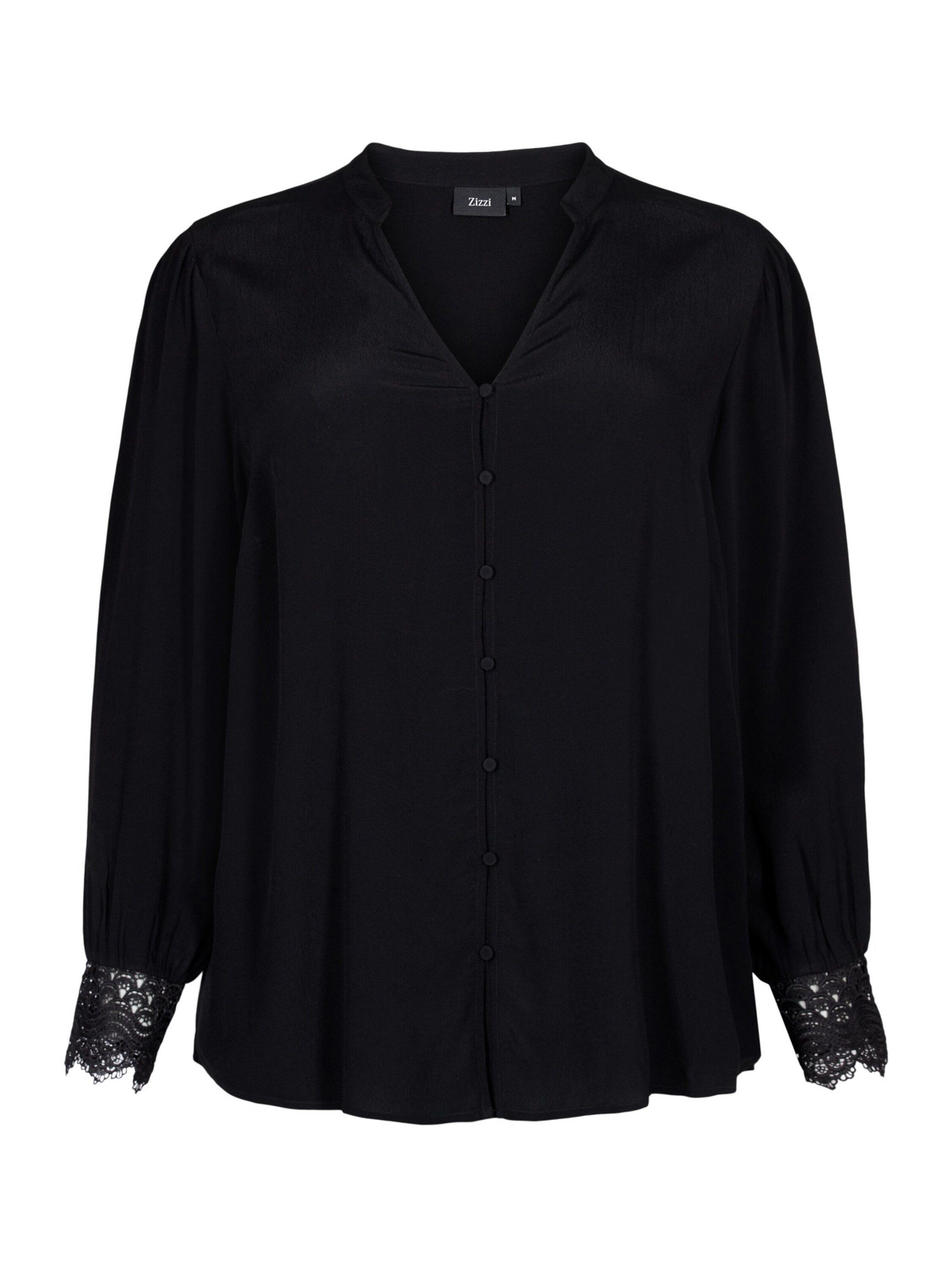 Zizzi Funktionsbluse MMISA (1-tlg) Spitze
