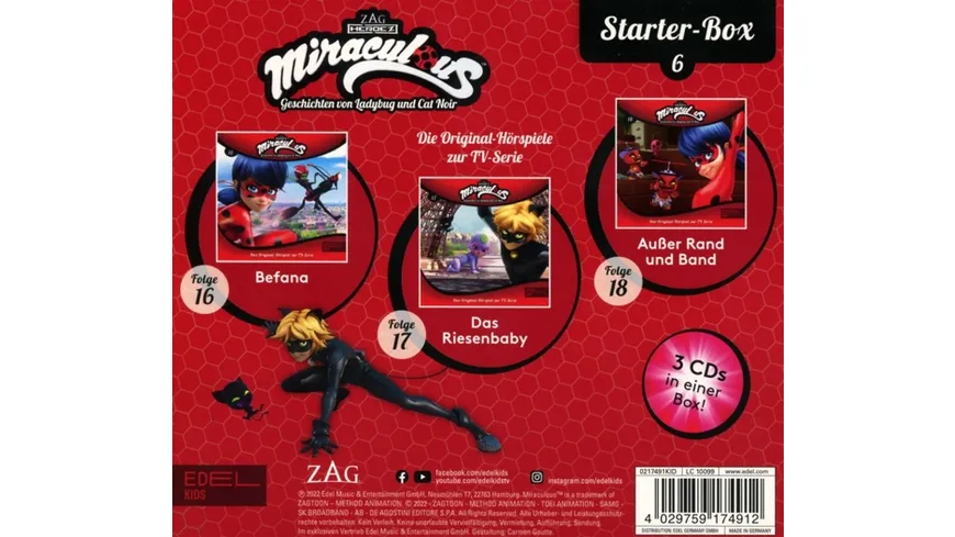 Starter-Box(6)-Folge 16-18 Miraculous