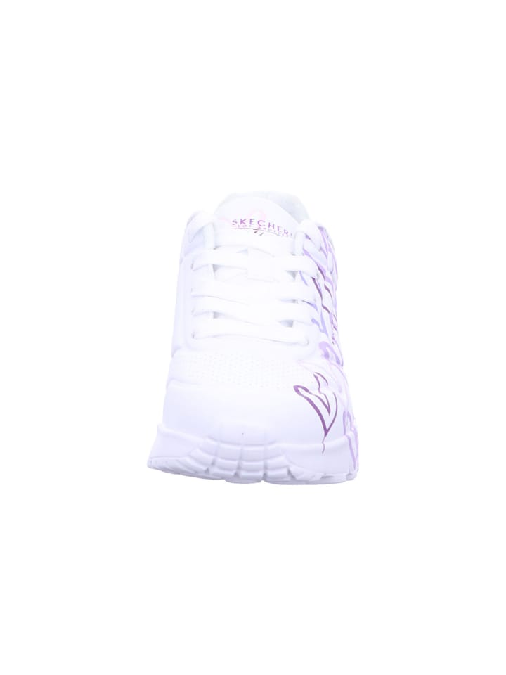 Skechers Mädchen Halbschuhe UNO LITE - SPREAD THE LOVE in Weiß günstig kaufen